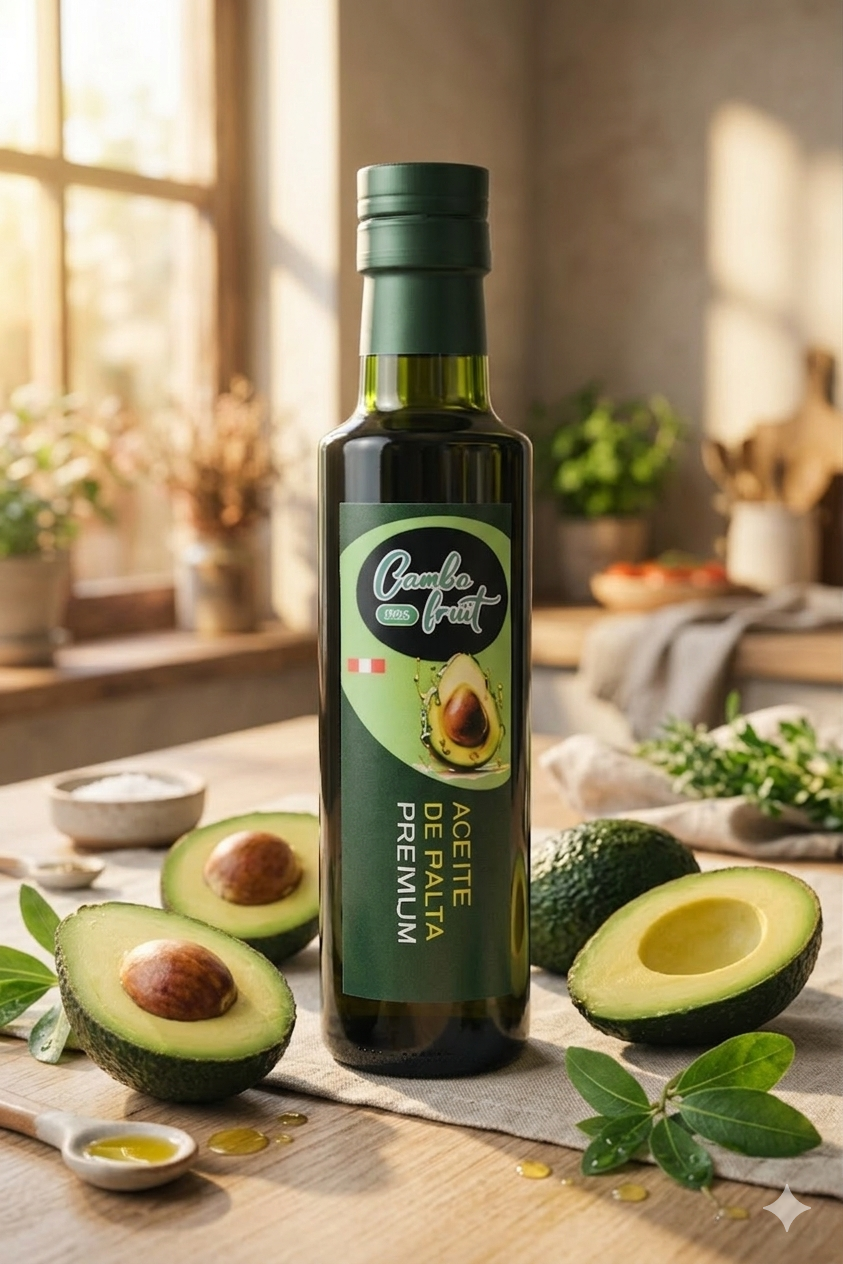 Aceite de palta prensado en frio 